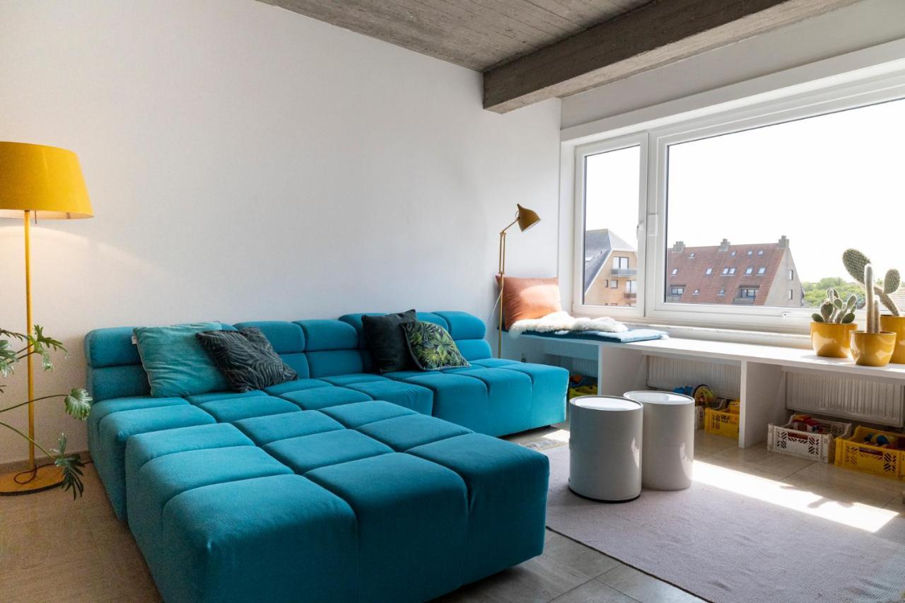 Spacious Family Flat Near The Beach Koksijde Esterno foto